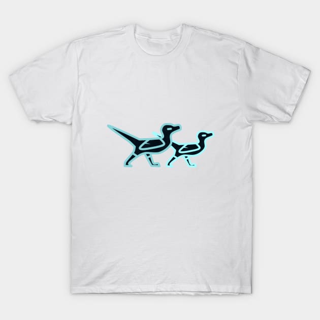 Juvenile Raptors T-Shirt by BeastsofBermuda